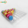 Plastic macaron clamshell packaging for 48 macarons